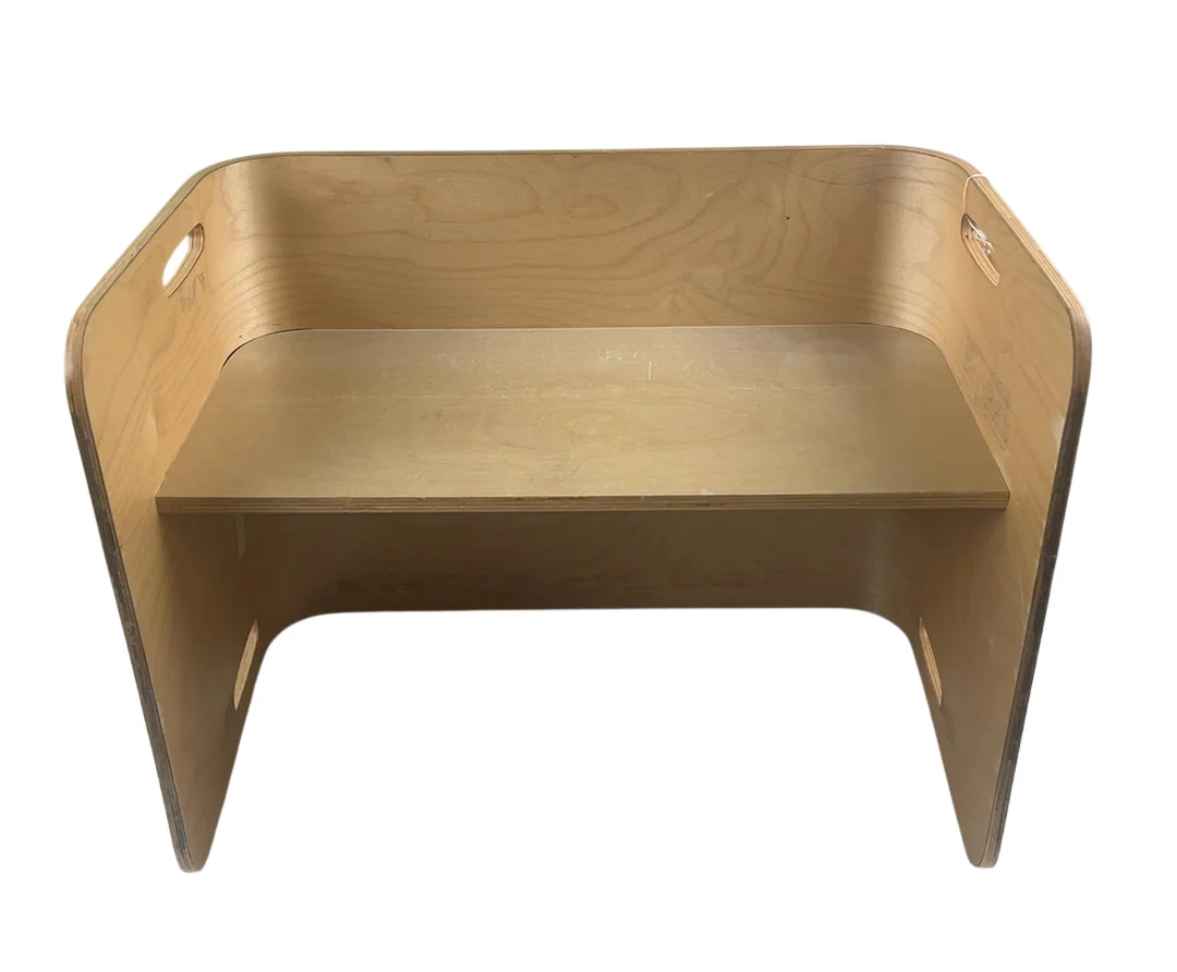 ECR4Kids Bentwood Multipurpose Kids Wooden Table, Natural - Image 6