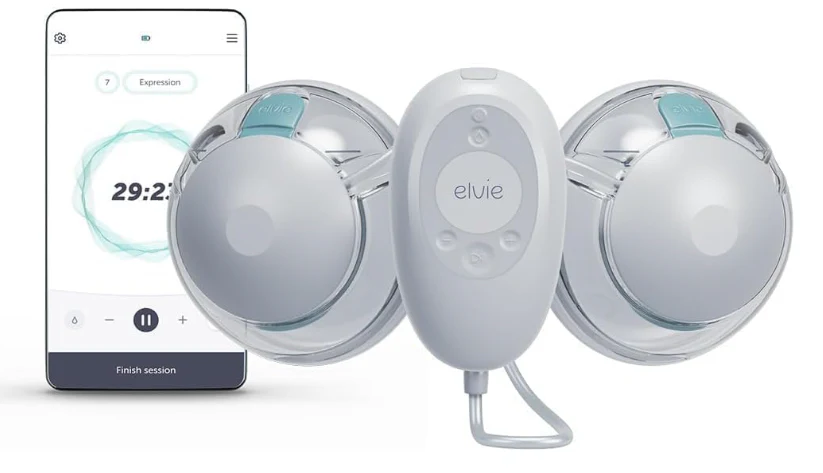 Elvie Stride 2 Hands Free Breast Pump, Double