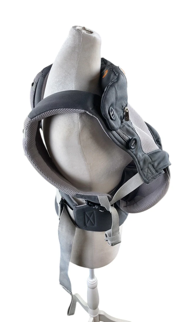 Ergobaby 360 All Positions Cool Air Mesh Baby Carrier, Carbon Grey - Image 3
