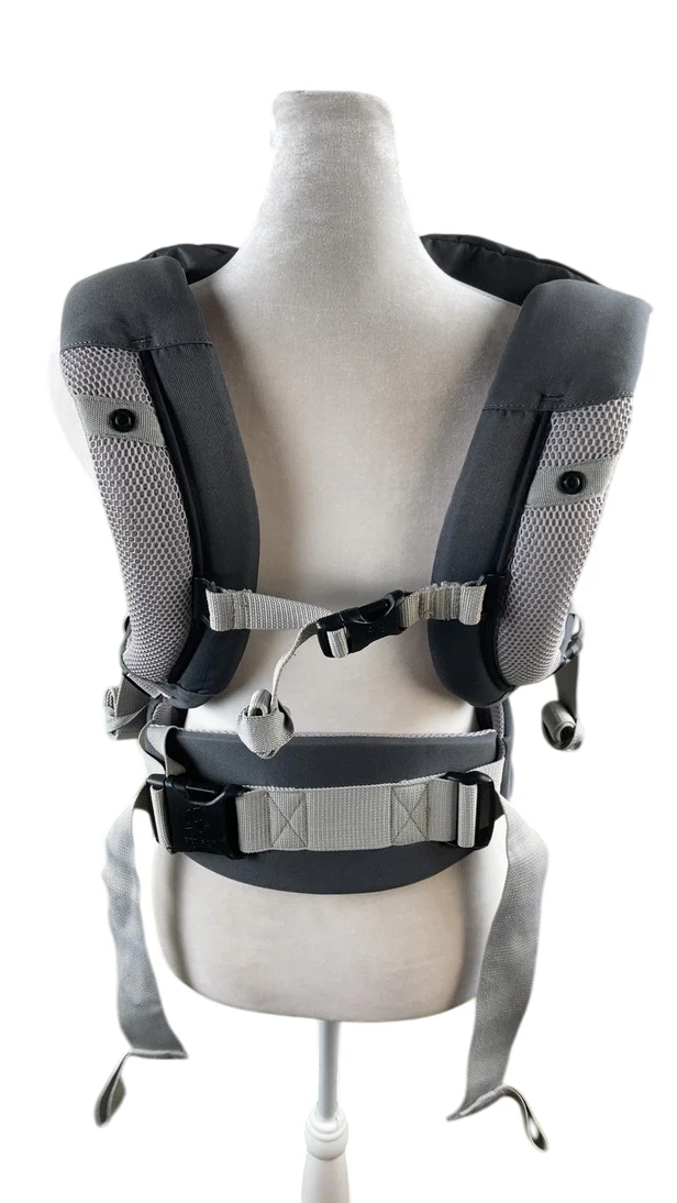 Ergobaby 360 All Positions Cool Air Mesh Baby Carrier, Carbon Grey - Image 4