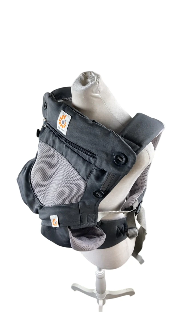 Ergobaby 360 All Positions Cool Air Mesh Baby Carrier, Carbon Grey - Image 6