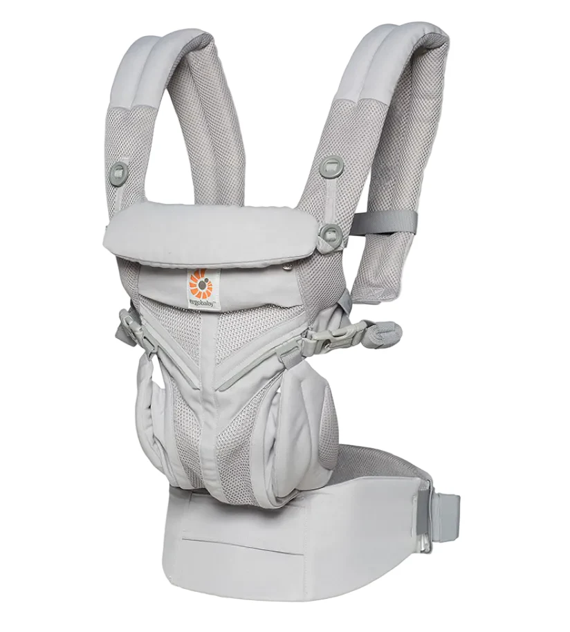 Ergobaby 360 All Positions Cool Air Mesh Baby Carrier, Pearl Grey