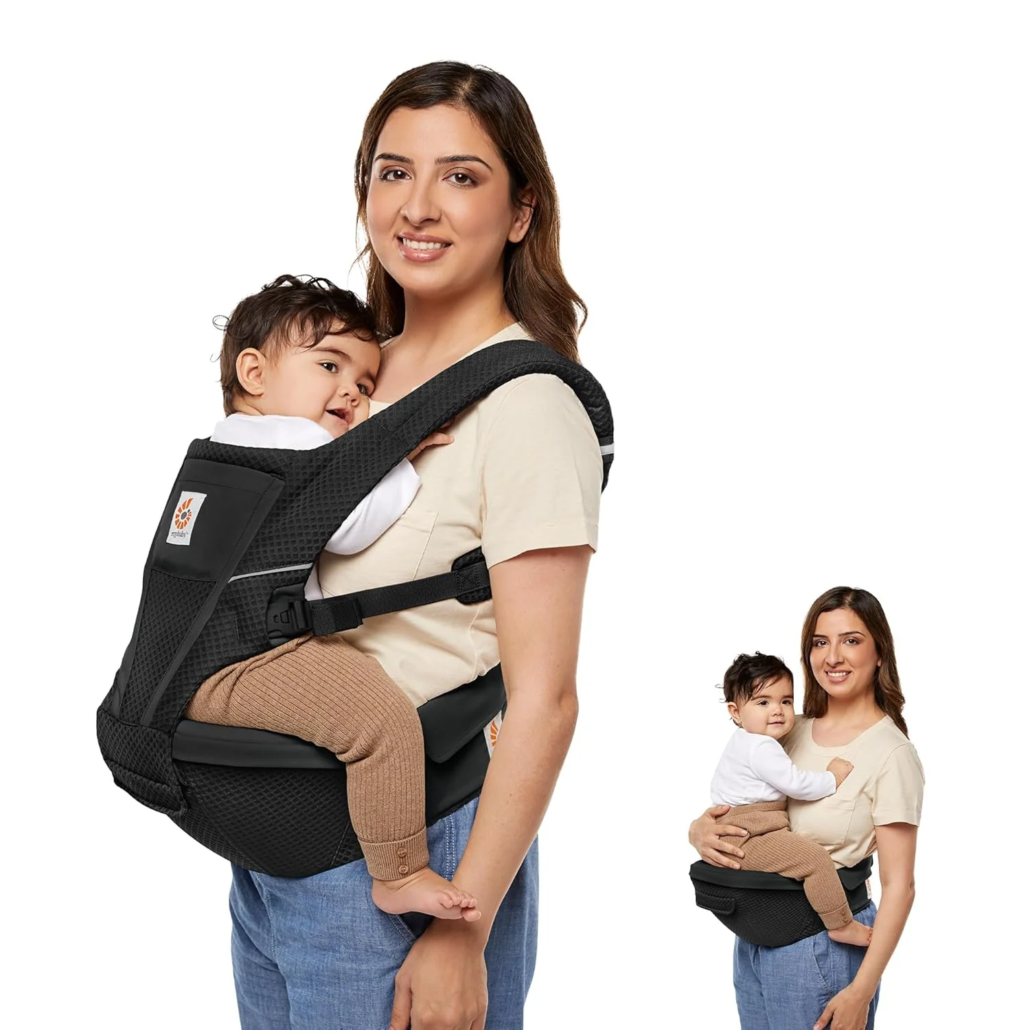 Ergobaby Alta Hip Seat Carrier, Onyx Black - Image 2