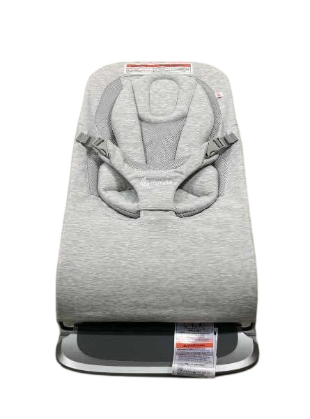 Ergobaby Evolve 3-in-1 Bouncer, Knit, Light Grey - Image 3