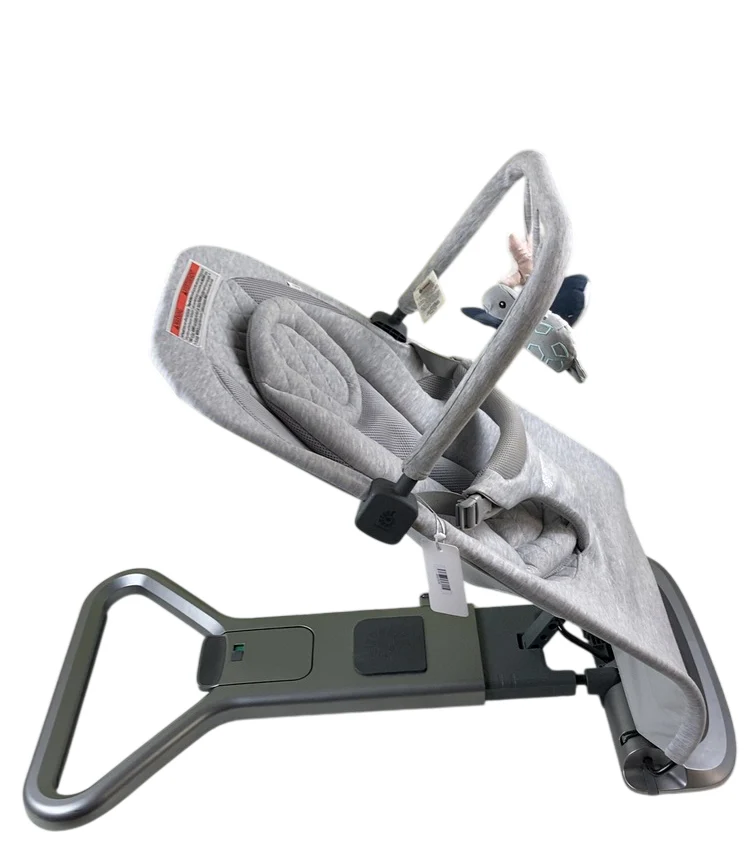 Ergobaby Evolve Bouncer & Toy Bar Bundle, Light Grey - Image 3