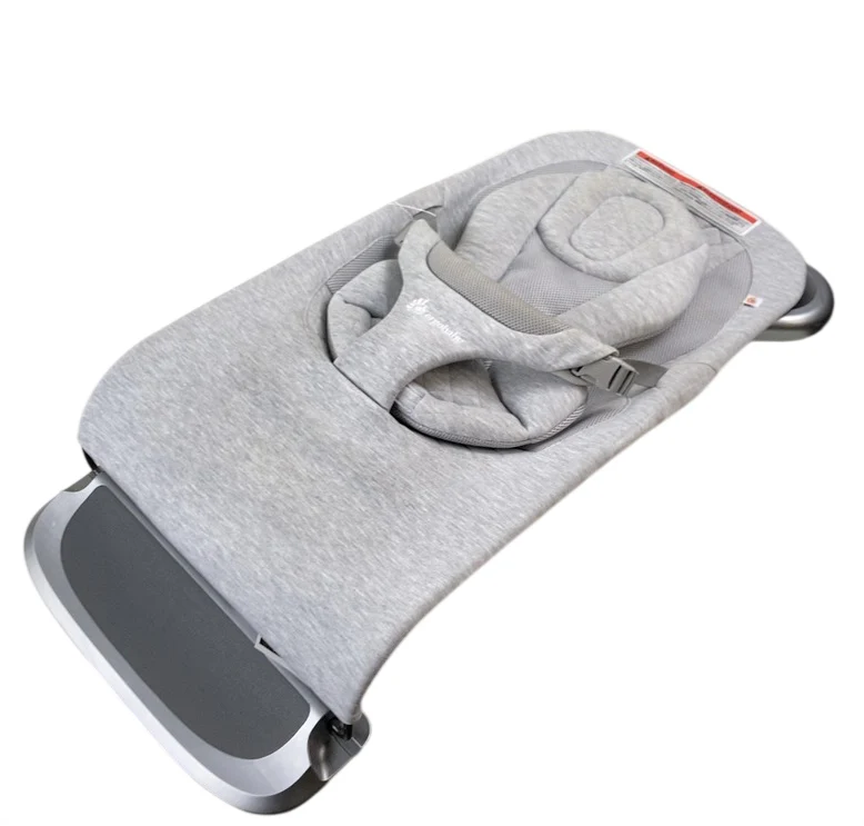 Ergobaby Evolve Bouncer & Toy Bar Bundle, Light Grey - Image 6