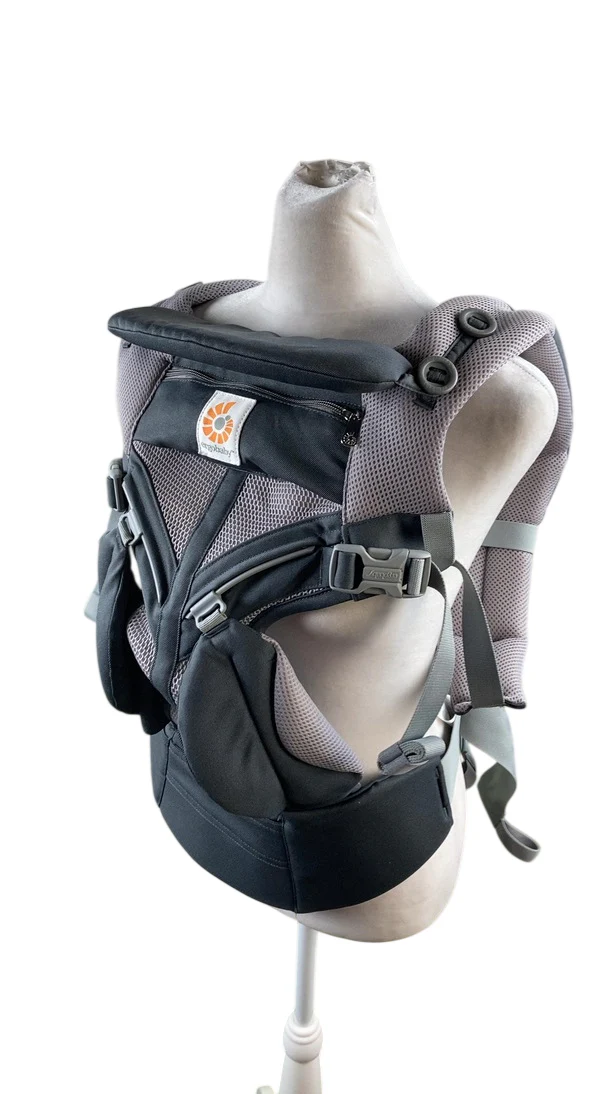 Ergobaby Omni 360 Cool Air Mesh Baby Carrier, Carbon Grey