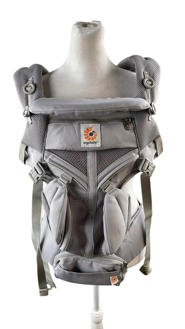 Ergobaby Omni 360 Cool Air Mesh Baby Carrier, Pearl Grey