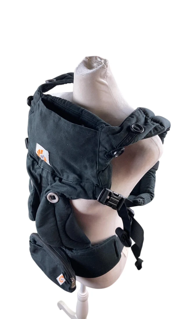 Ergobaby Omni 360 Cotton Baby Carrier, Pure Black