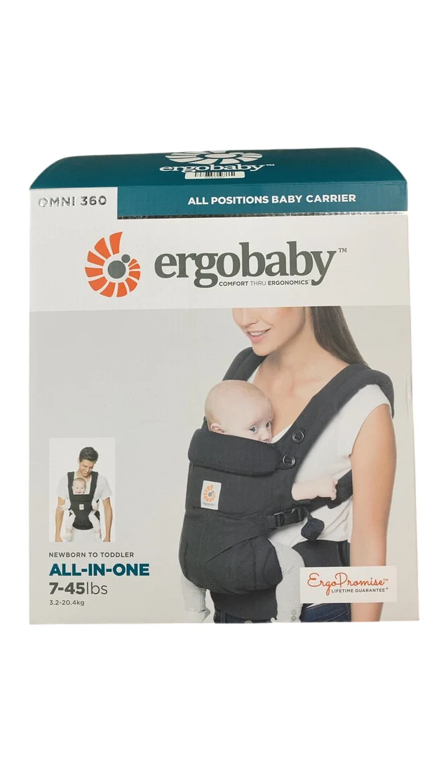 Ergobaby Omni 360 Cotton Baby Carrier, Pure Black - Image 6