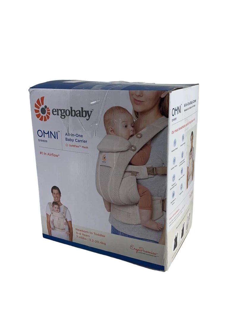 Ergobaby Omni Breeze Baby Carrier, Natural Beige - Image 3