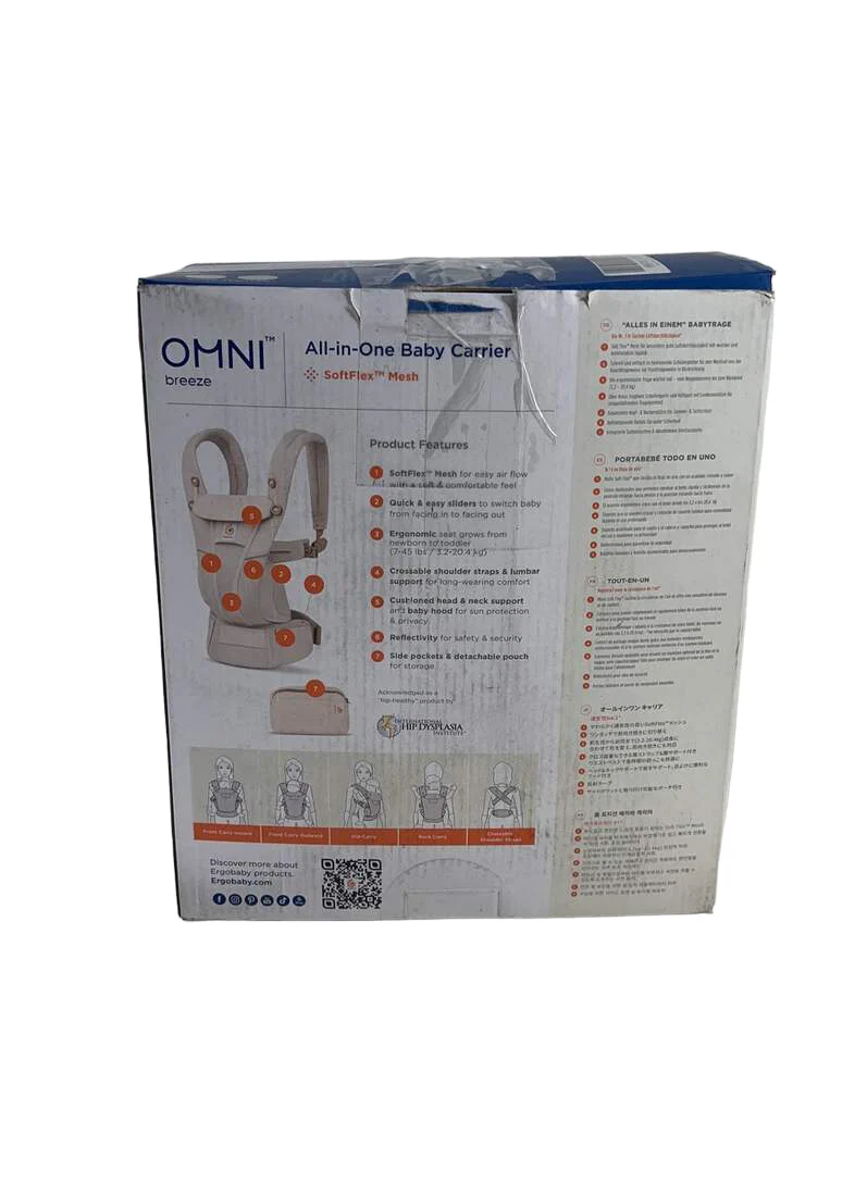 Ergobaby Omni Breeze Baby Carrier, Natural Beige - Image 5