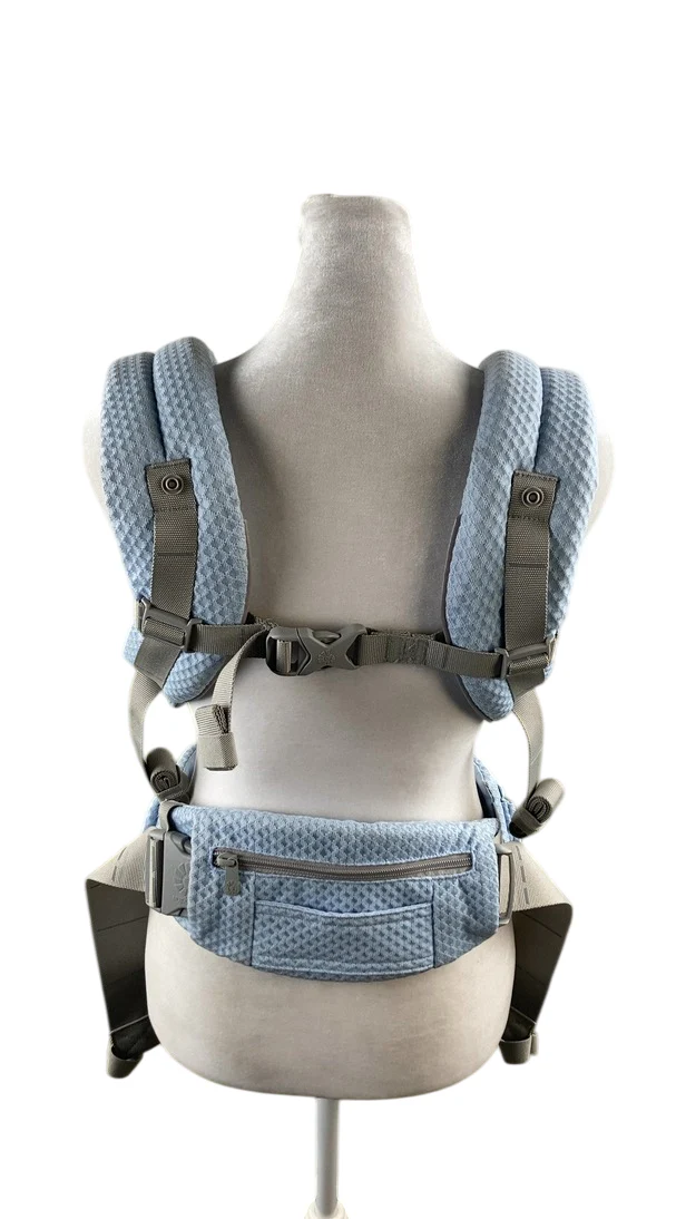 Ergobaby Omni Deluxe Baby Carrier, Serene Blue - Image 6