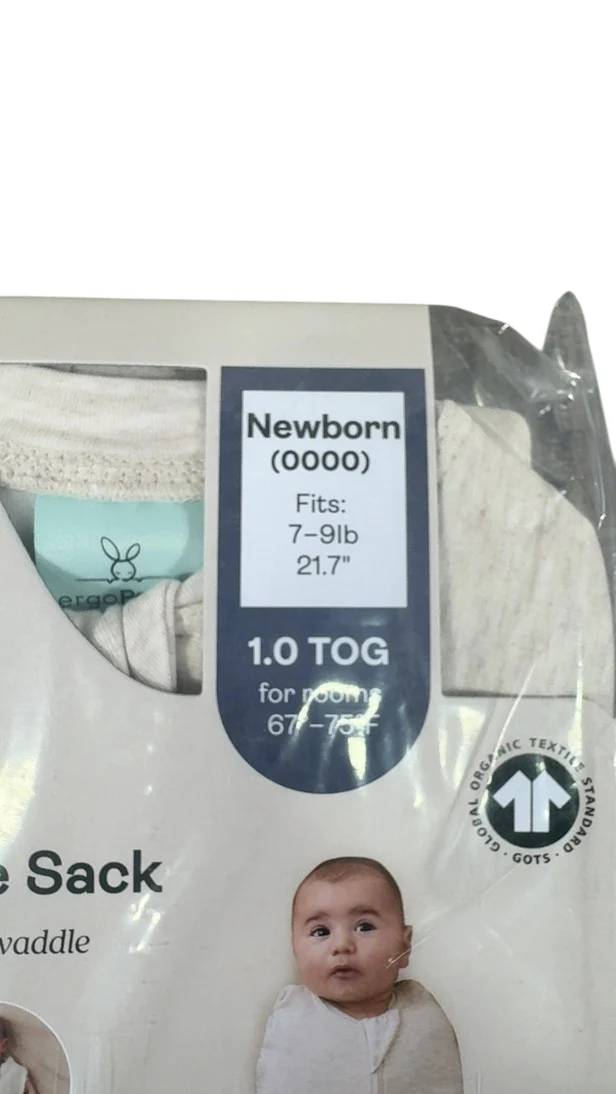 ErgoPouch Cocoon Swaddle Bag, 1.0 TOG, 0000M, Oatmeal Marle - Image 4