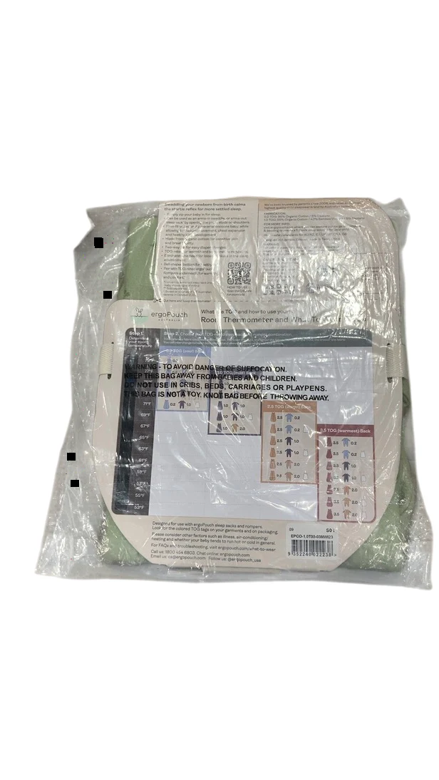 ErgoPouch Cocoon Swaddle Bag, Willow, 0-3m, 1.0 TOG - Image 2