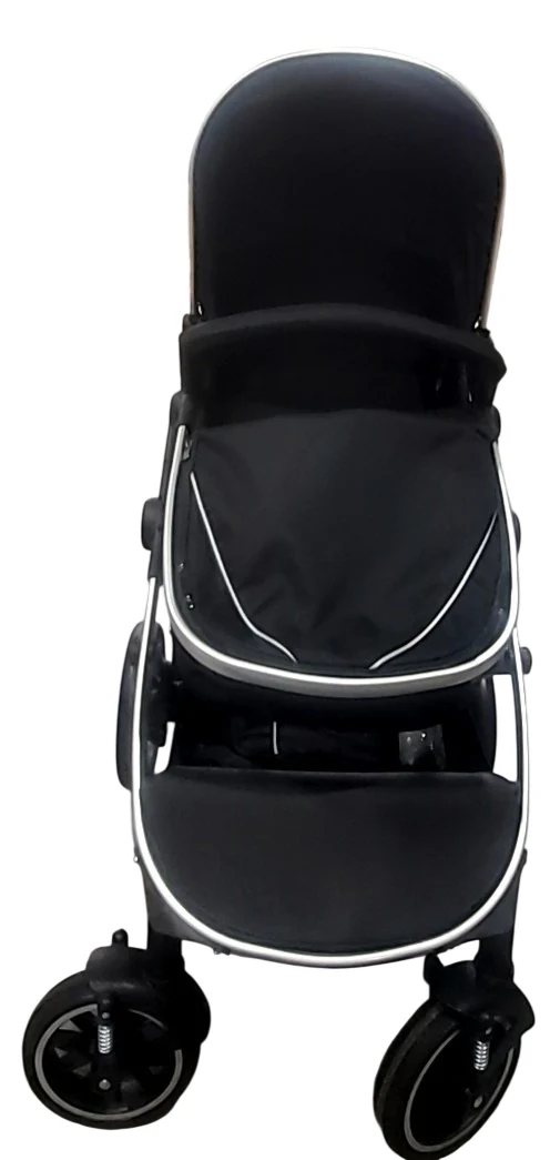 EROMMY 6-in-1 Baby Stroller, Black
