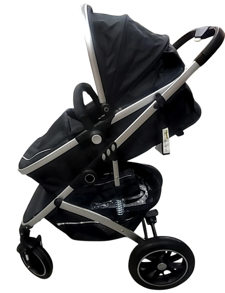 EROMMY 6-in-1 Baby Stroller, Black - Image 2