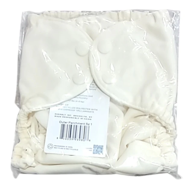 Esembly Outer Diaper Cover, 1 pack, Parchment, Size 1 - Image 3