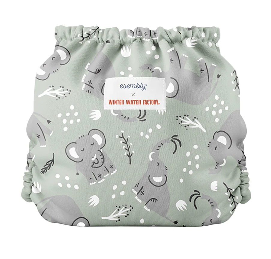 Esembly Outer Diaper Cover, Elephants, Size 1, 1 pack - Image 2