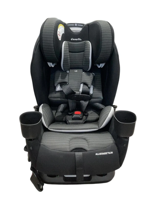 Evenflo All4Stages Slim 4-in-1 Convertible Car Seat, 2025, Tybee Black - Image 2