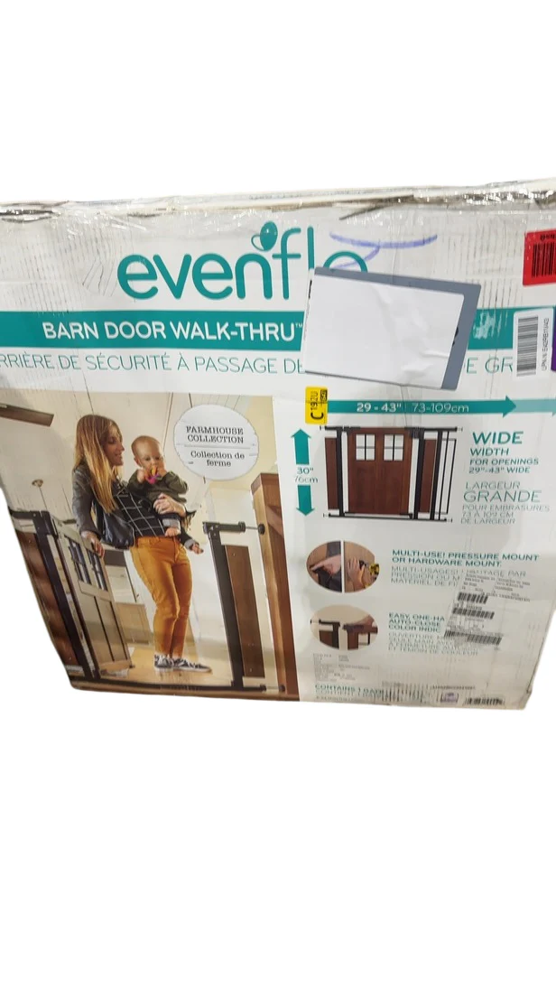 Evenflo Barn Door Walk-Thru Baby Gate - Image 3