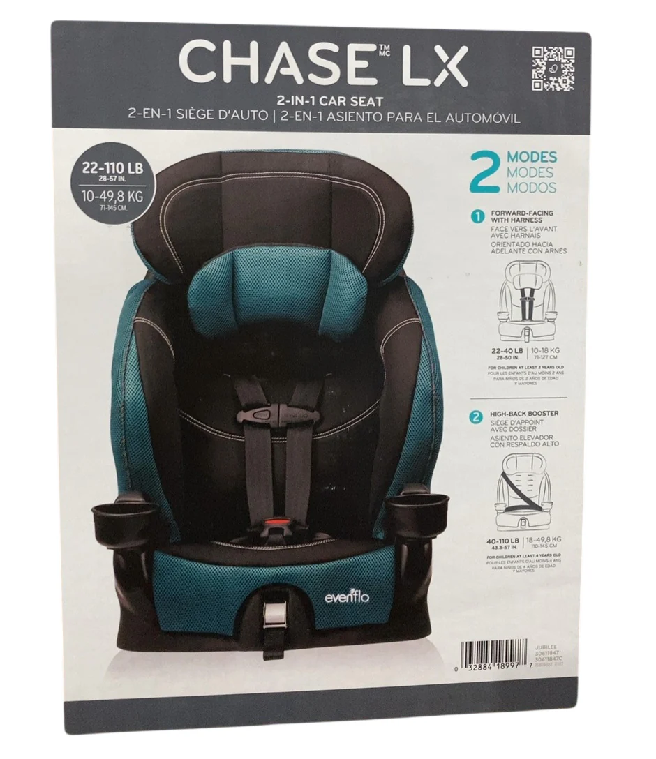 Evenflo Chase LX 2-in-1 Booster Car Seat, 2024, Jubilee - Image 6
