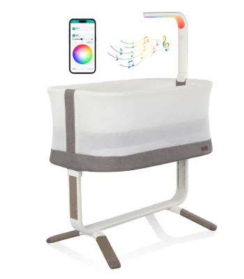 Evenflo Cora 3-Level Adjustable Bassinet, Truffle Taupe