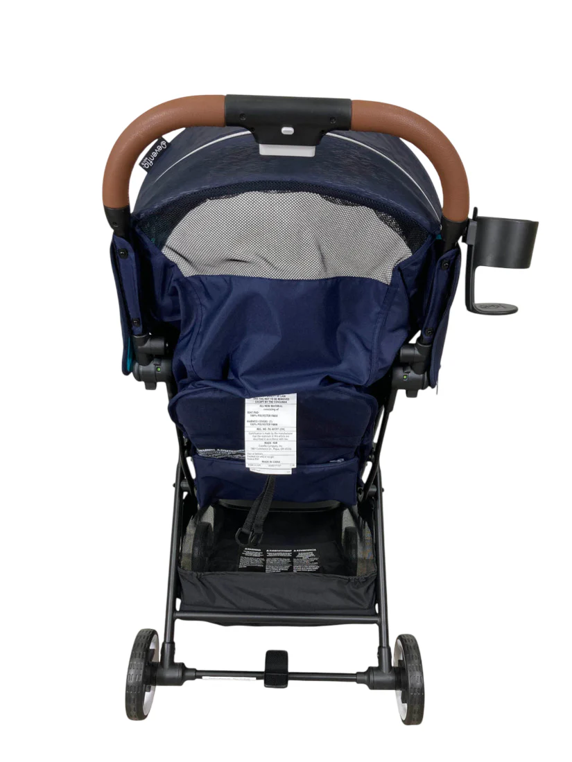 Evenflo GOLD Otto Self-Folding Lightweight Travel Stroller, 2022, Sapphire Blue - Image 4