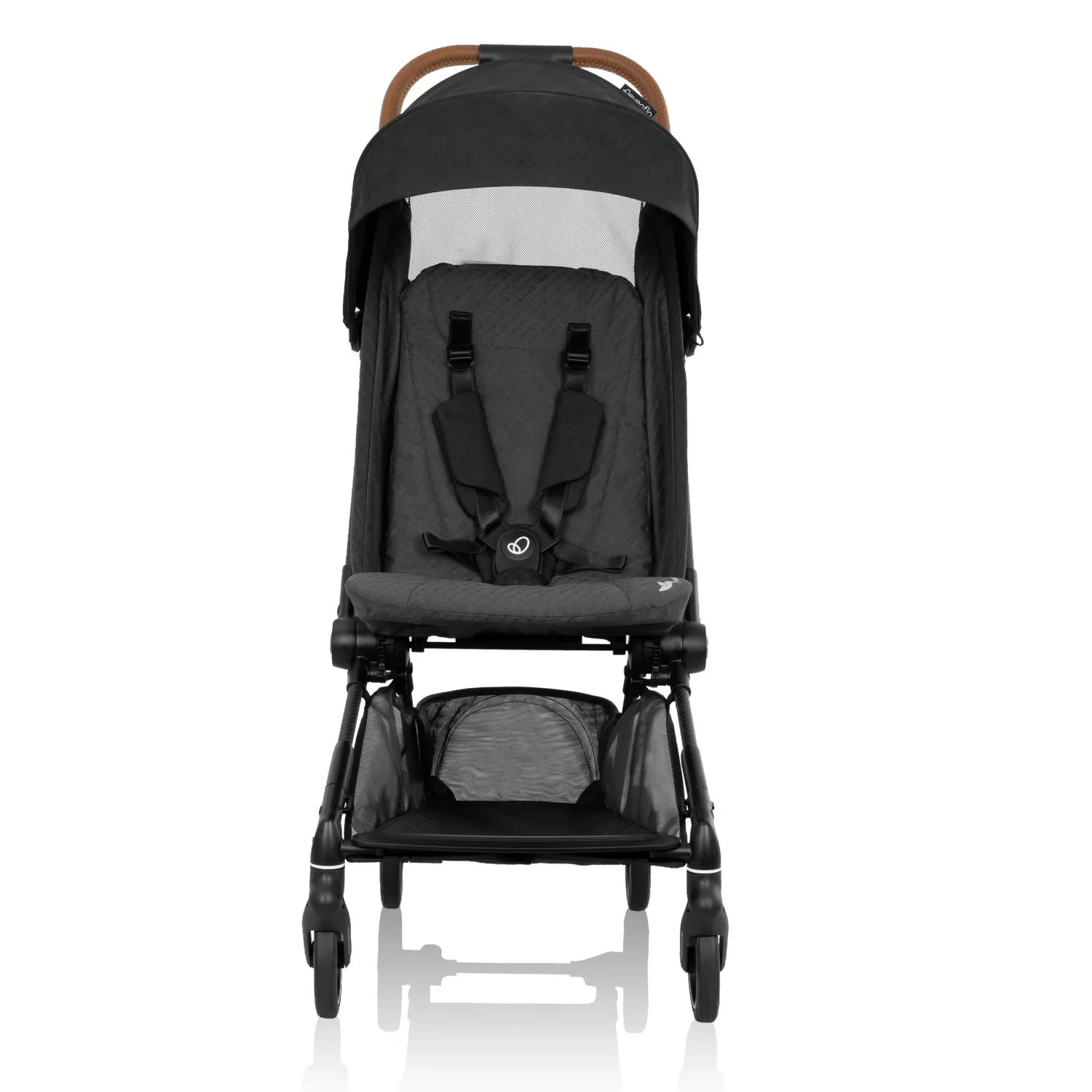 Evenflo Hummingbird Ultra-Lightweight Carbon Fiber Stroller, 2024, Crest Gray - Image 3