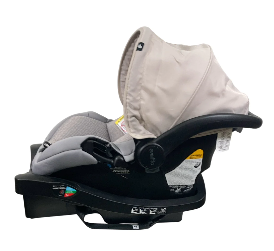 Evenflo LiteMax 35 Infant Car Seat, 2024, River Stone Gray - Image 2