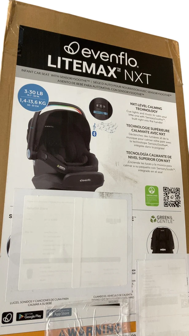 Evenflo Litemax NXT Infant Car Seat with SensorSafe and SensorySoothe, 2025, Jasper - Image 3