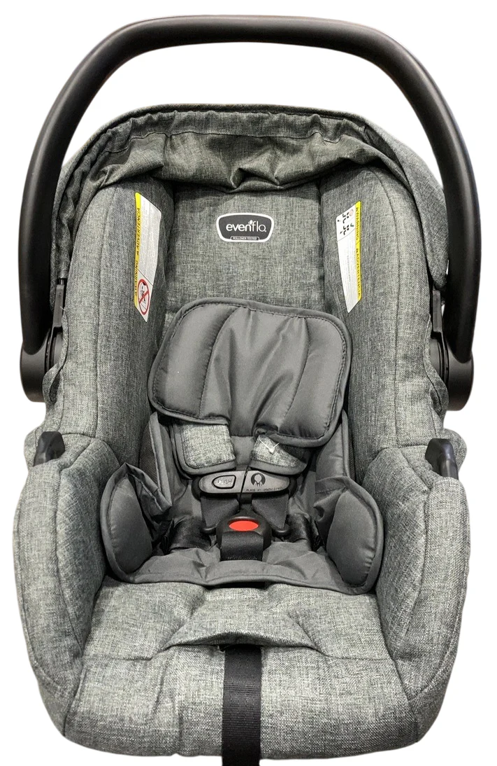 Evenflo Litemax Sport Infant Car Seat, 2024, Mylar Gray - Image 4
