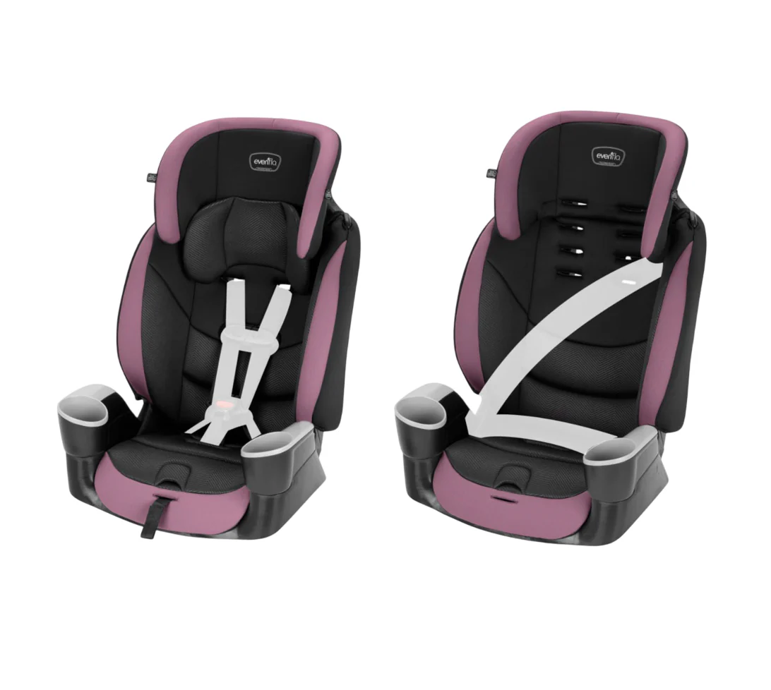 Evenflo Maestro Sport 2-In-1 Booster Car Seat, 2025, Whitney - Image 7