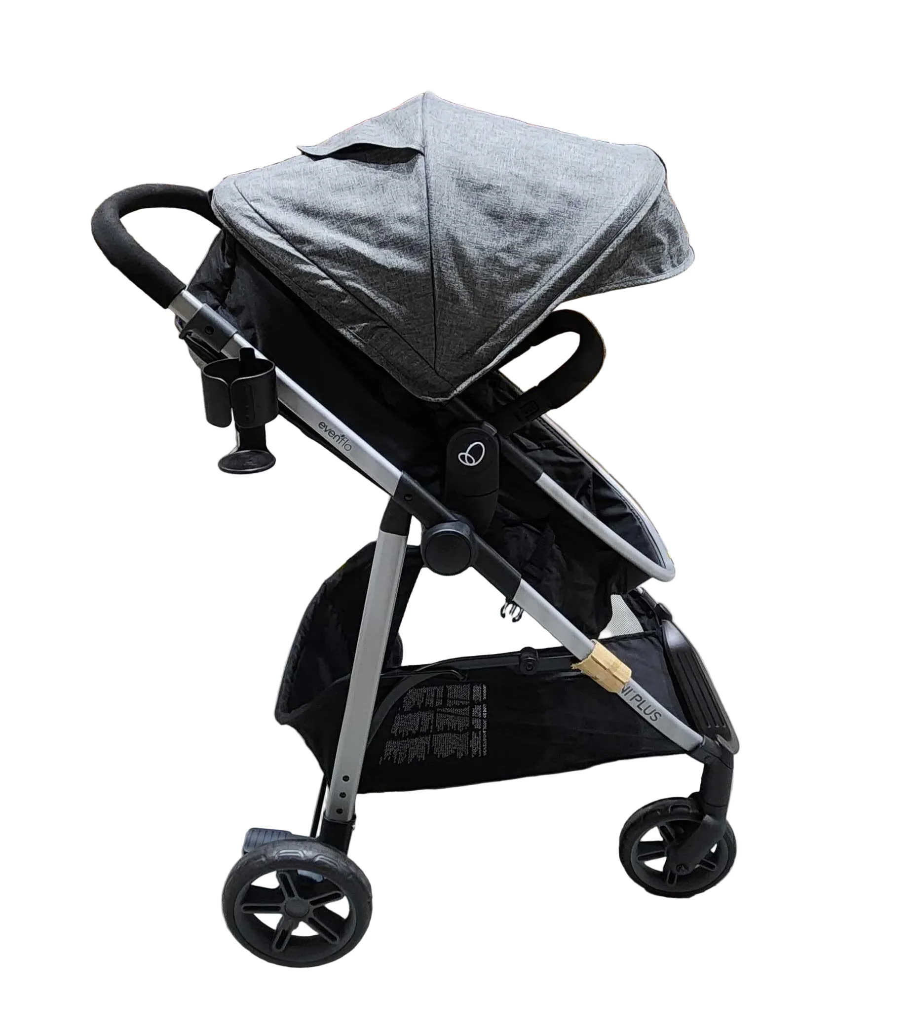 Evenflo Omni Plus Stroller, 2025, Mylar Gray - Image 2