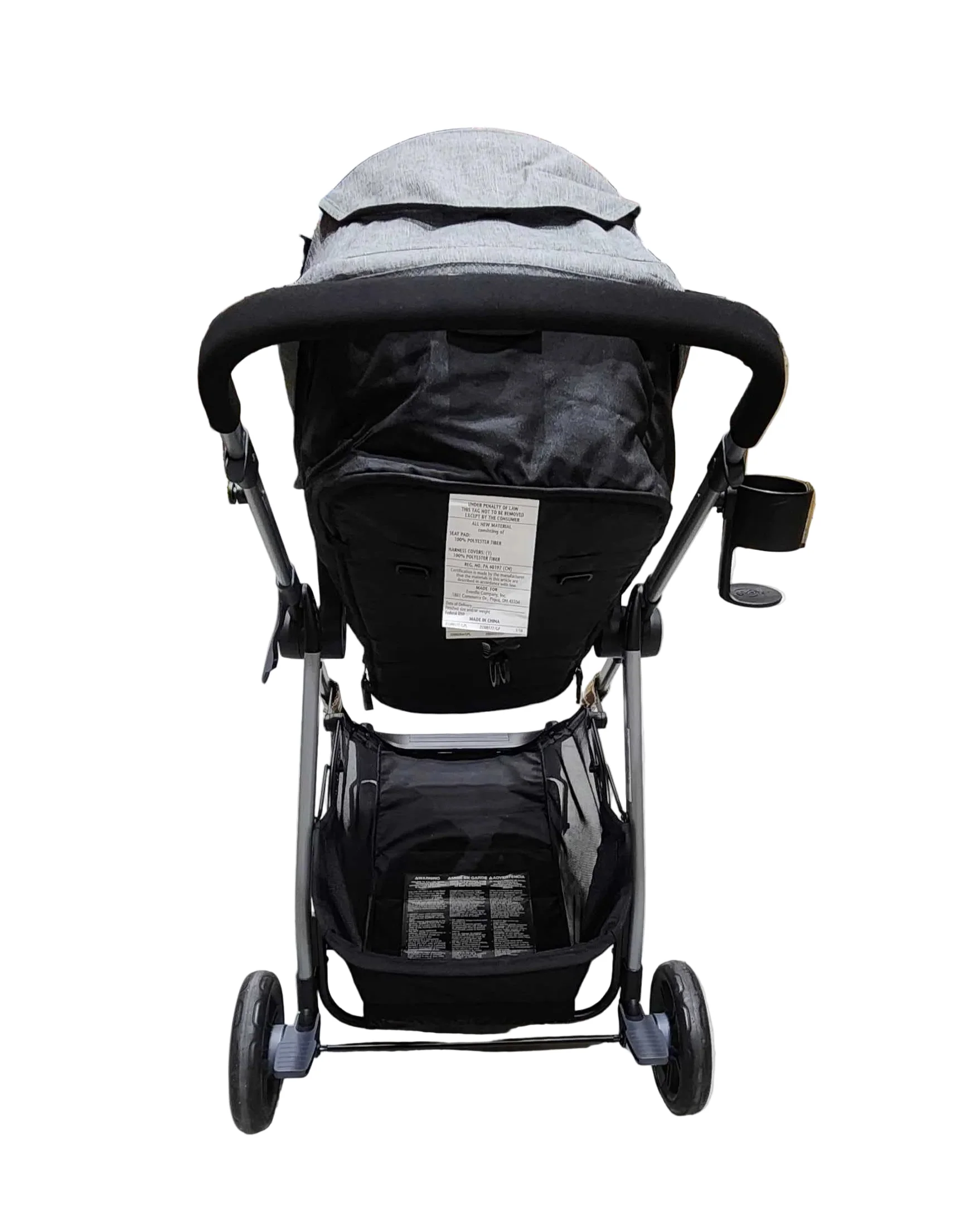 Evenflo Omni Plus Stroller, 2025, Mylar Gray - Image 4