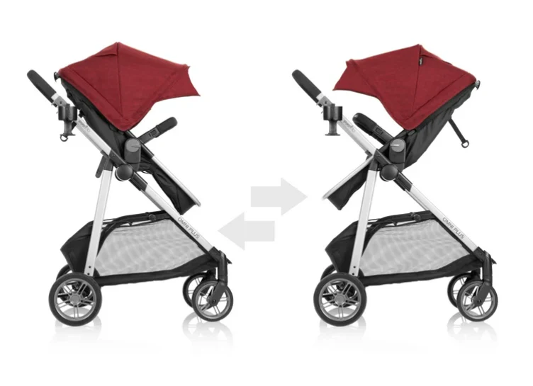 Evenflo Omni Plus Stroller, 2025, Hyperion Red - Image 2