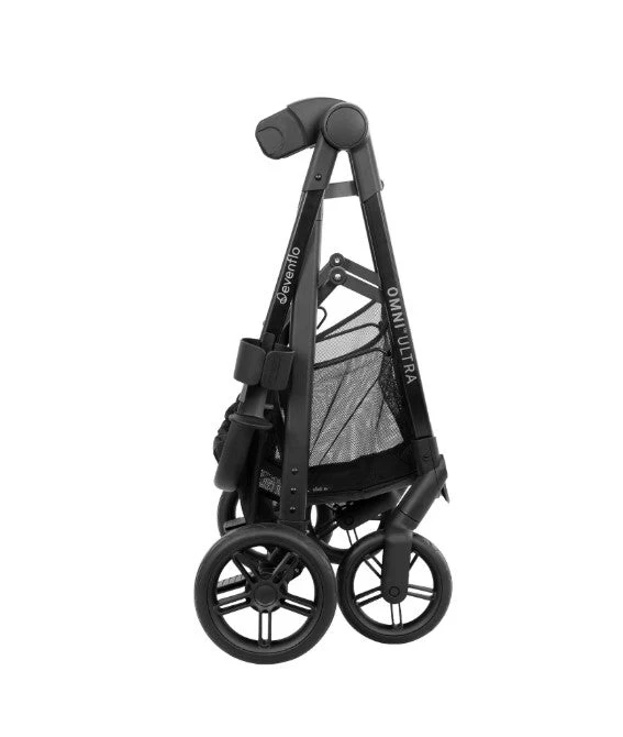 Evenflo Omni Ultra Stroller, 2024, Caviar Black - Image 5
