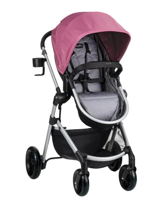Evenflo Pivot Modular Stroller, Dusty Rose, 2025
