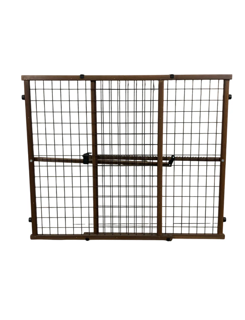 Evenflo Position And Lock Tall Pressure Mount Wood Gate