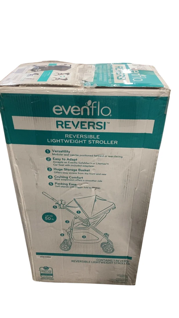 Evenflo Reversi Lightweight Reversible Stroller, 2025, Altair Black - Image 4