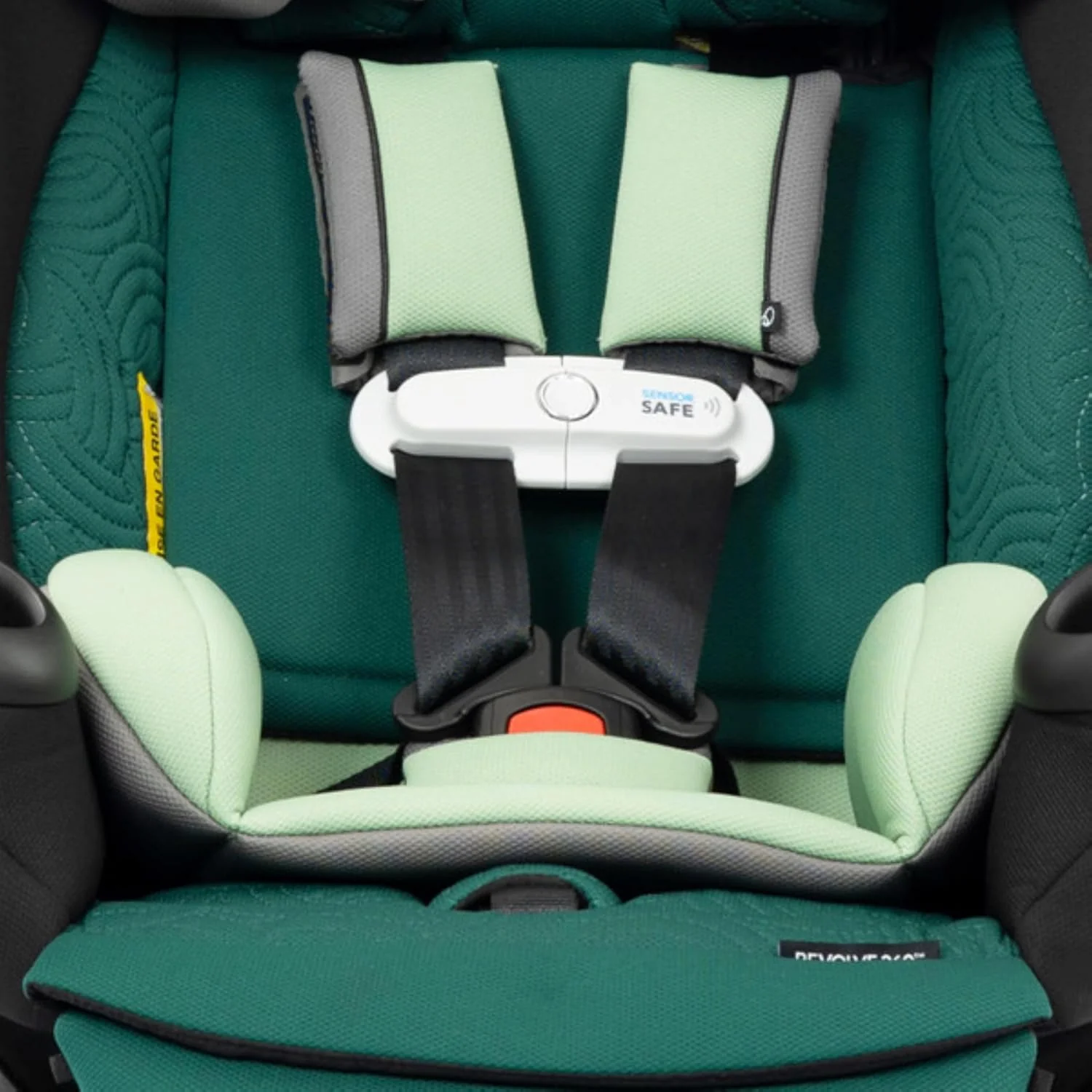 Evenflo Revolve 360 Extend All-in-One Rotating Car Seat with Green & Gentle Fabric, Emerald, 2025 - Image 5