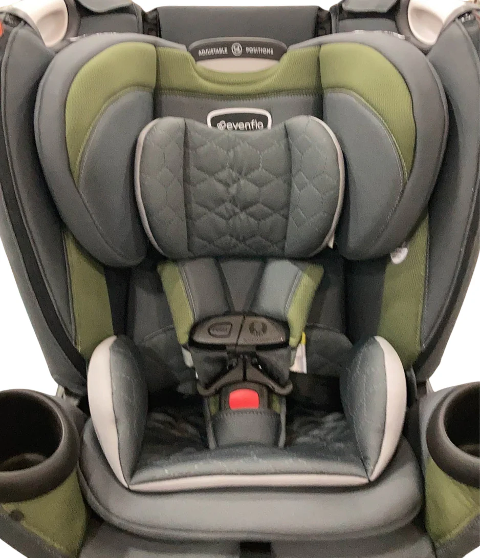 Evenflo Revolve 360 Extend All-in-One Rotating Car Seat with Quick Clean Cover, 2023, Rockland Green - Image 5