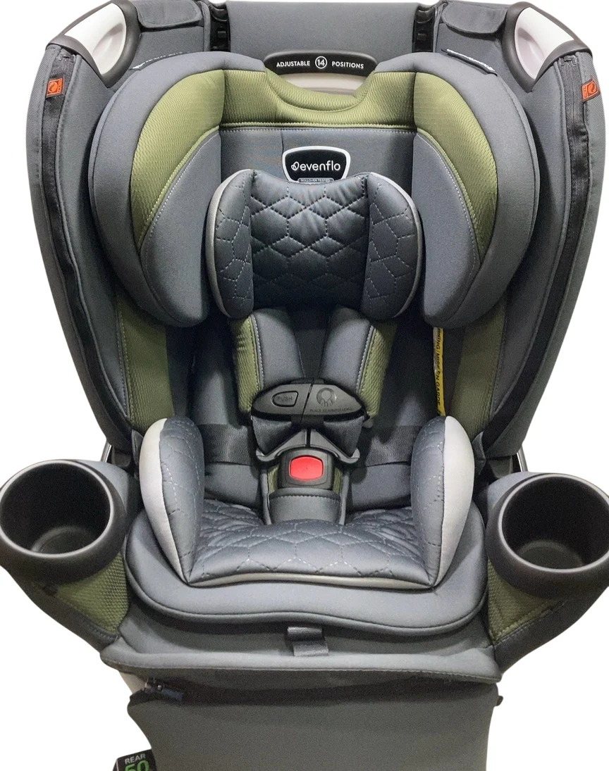 Evenflo Revolve 360 Extend All-in-One Rotating Car Seat with Quick Clean Cover, 2024, Rockland Green - Image 5