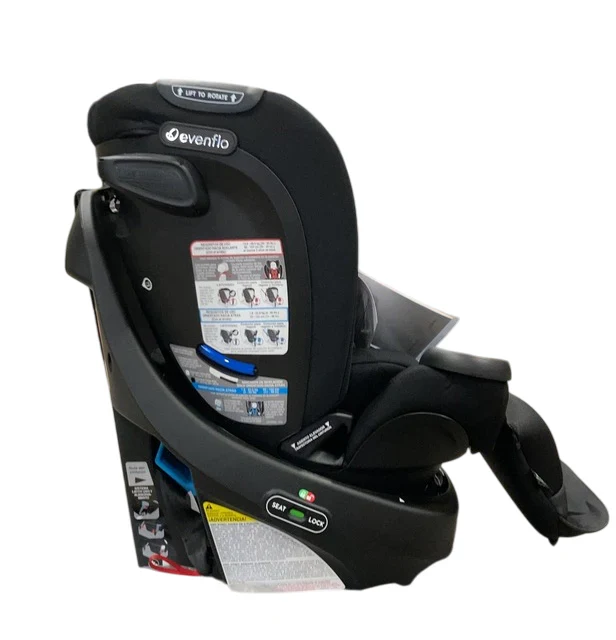 Evenflo Revolve 360 Extend All-in-one Rotational Car Seat With SensorSafe, 2024, Onyx Black - Image 3