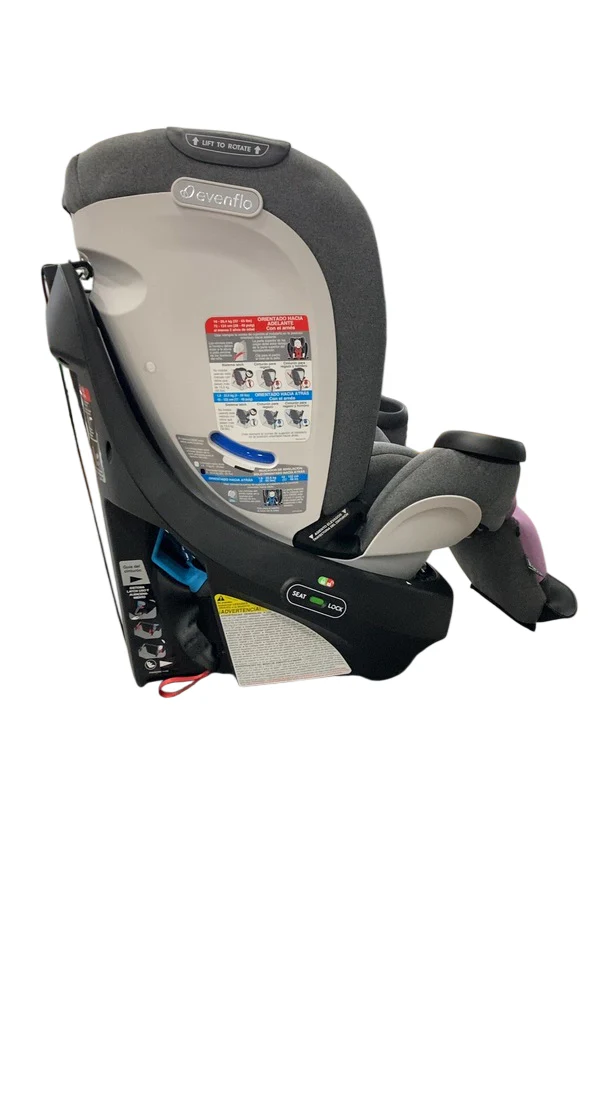 Evenflo Revolve 360 Extend All-in-one Rotational Car Seat With SensorSafe, 2024, Opal Pink - Image 2