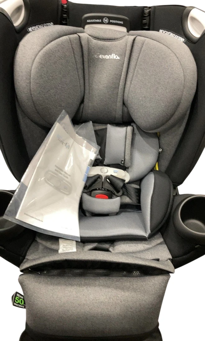 Evenflo Revolve 360 Extend All-in-one Rotational Car Seat With SensorSafe, Moonstone Gray, 2025 - Image 4