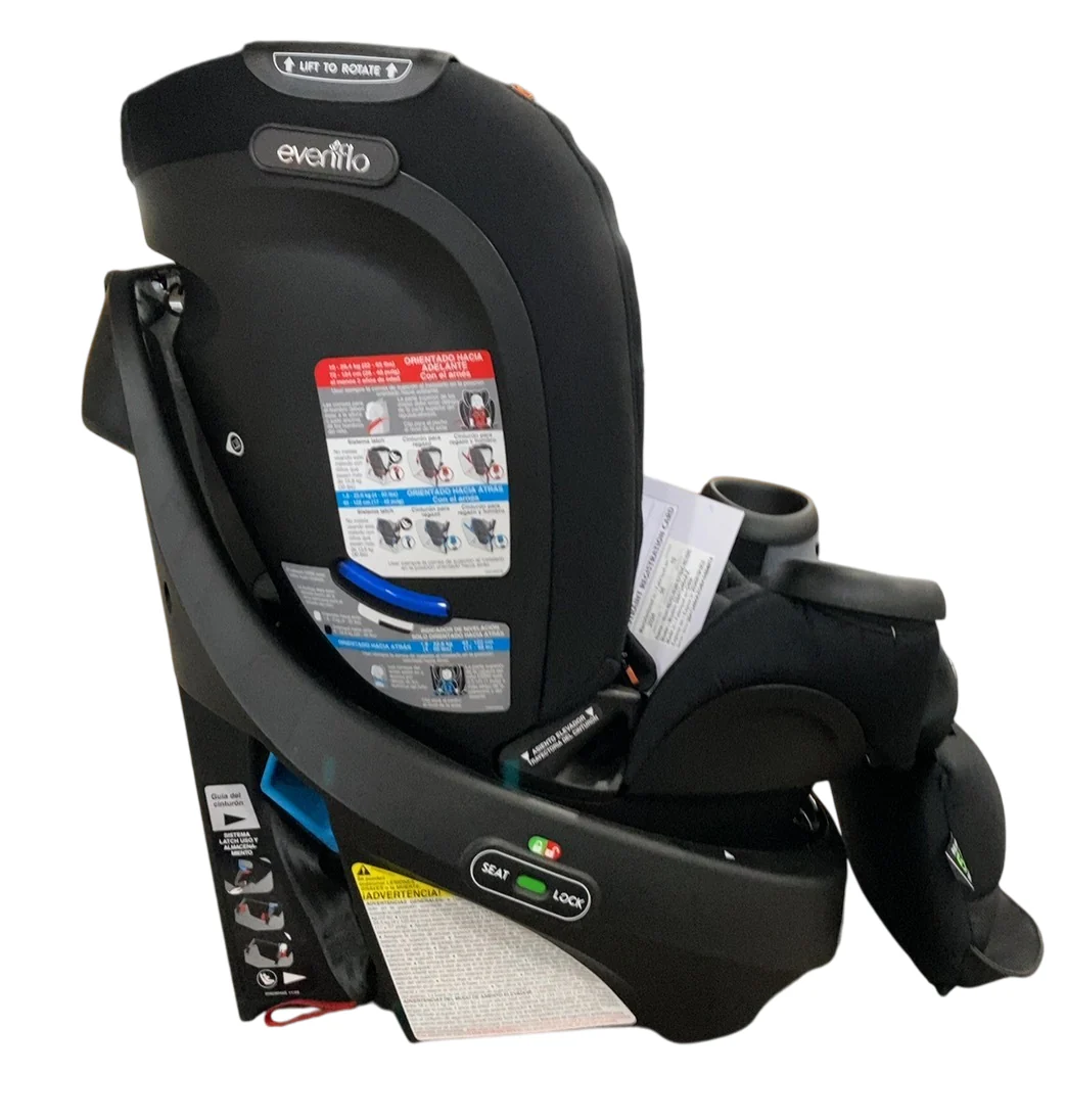 Evenflo Revolve 360 Extend Rotational Convertible Car Seat, 2022, Revere Gray - Image 2