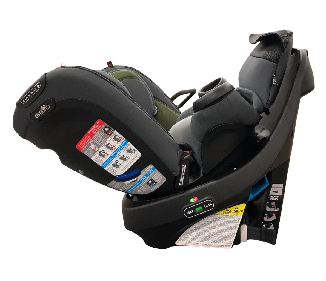 Evenflo Revolve 360 Extend Rotational Convertible Car Seat, 2023, Rockland Green - Image 3