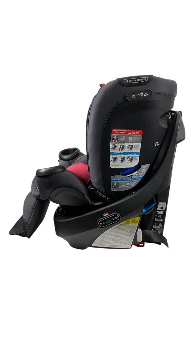 Evenflo Revolve 360 Extend Rotational Convertible Car Seat, 2024, Rowe Pink - Image 4