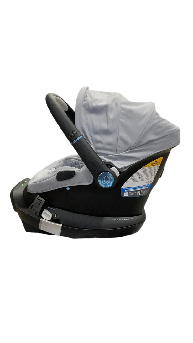 Evenflo Revolve180 LiteMax NXT Rotational Infant Car Seat with SensorySoothe, 2025, Quartz Gray - Image 4